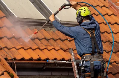 Démoussage et hydrofuge de toiture à Moivrons